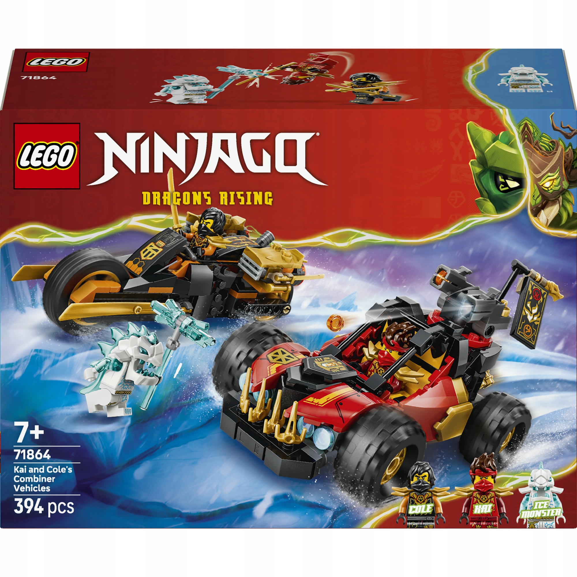 Lego Ninjago 71864 Multifunkční vozidla Kaie a Colea