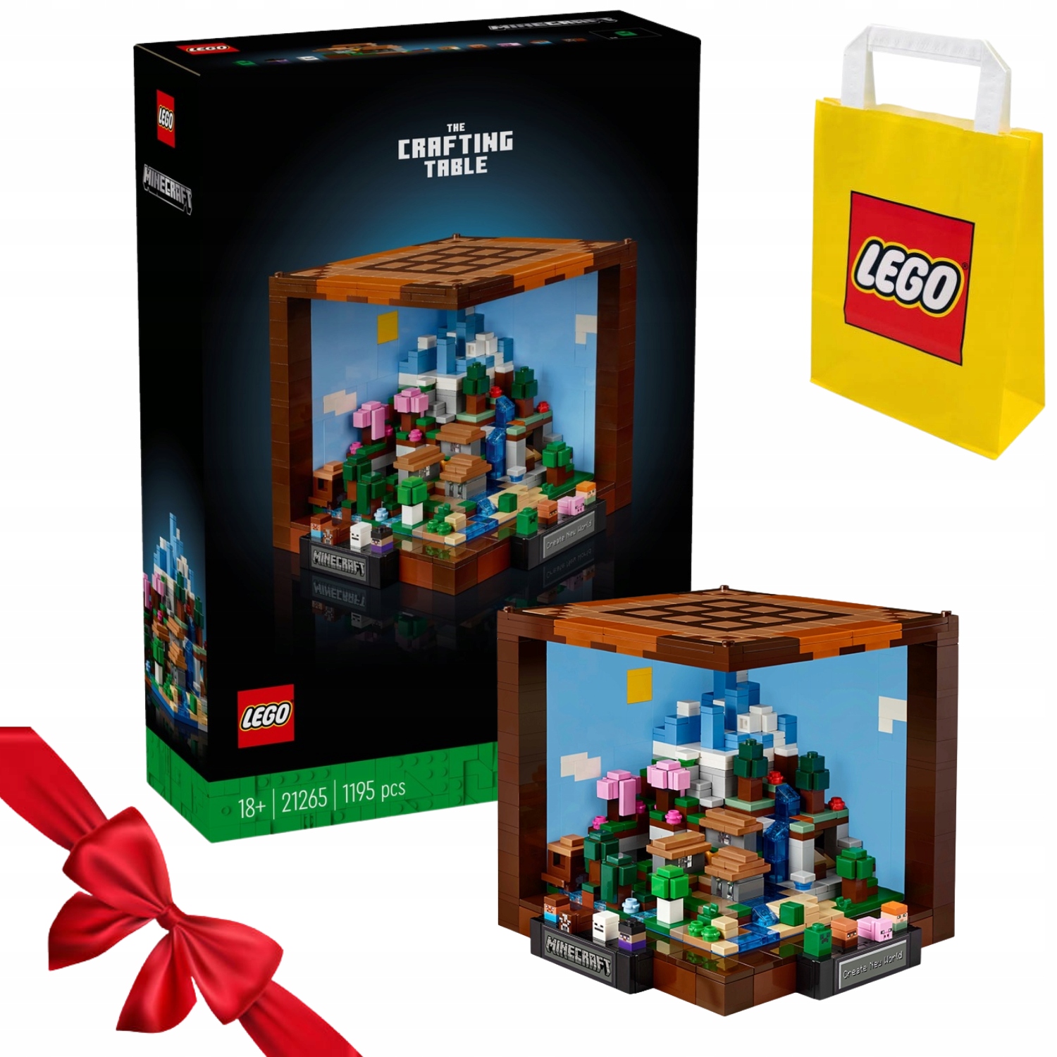 Zestaw Klocków Lego Minecraft Srół Warsztatowy 21265 Na Święta Top