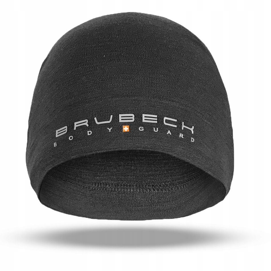 

Czapka wełniana Merino Brubeck Czarna L/XL termo