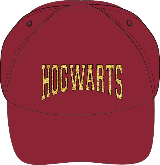 

Czapka z Daszkiem Harry Potter 54 Bordowa