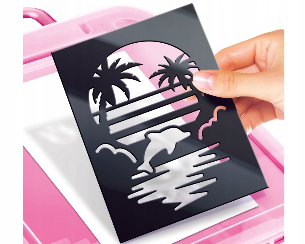 MAŽOJO MENININKO LAGAMINAS, KŪRYBINIS RINKINYS AEROGRAFIKUI, EPEE. Vaikams nuo 6 metų.