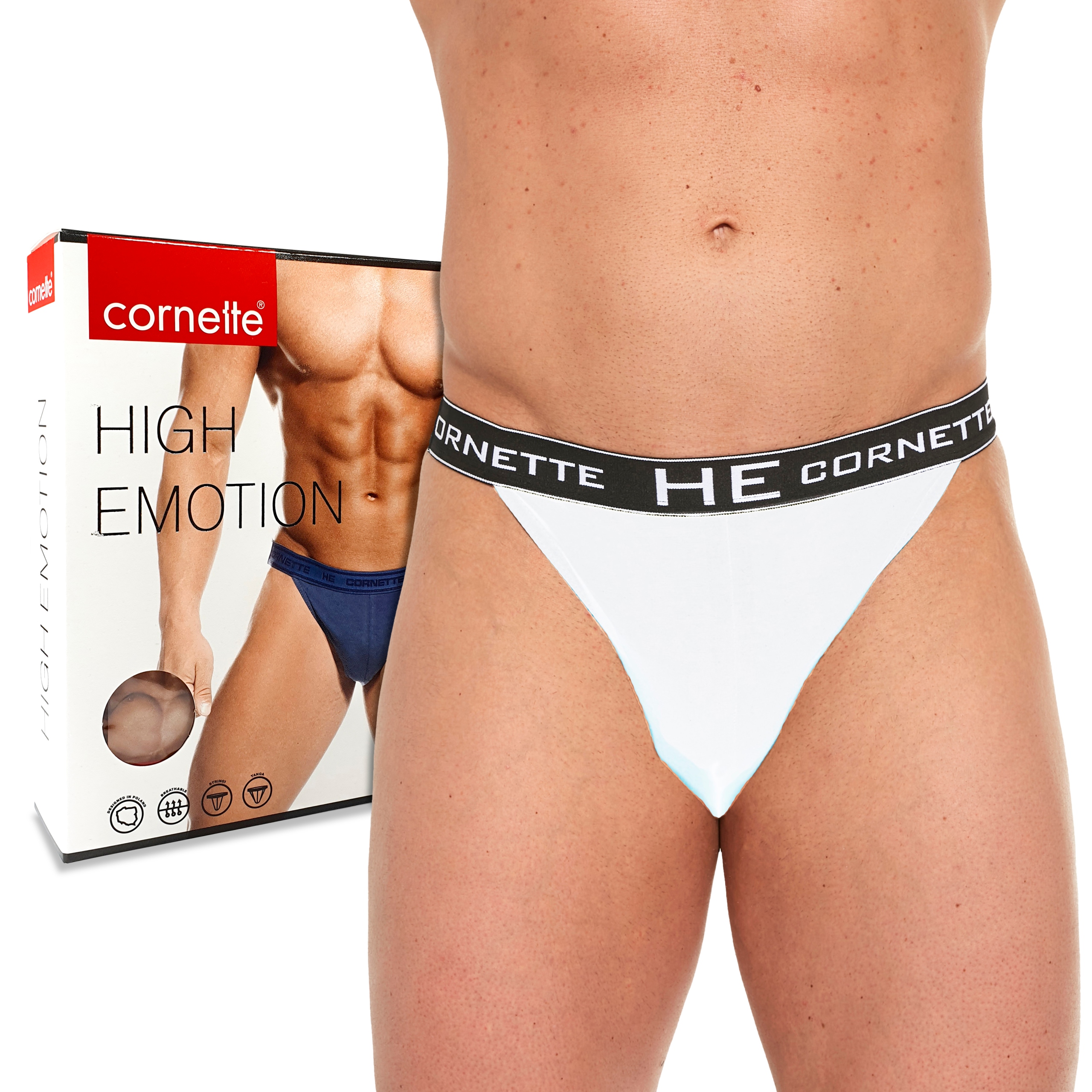 

Cornette Slipy Męskie Tanga High Emotion r.XL