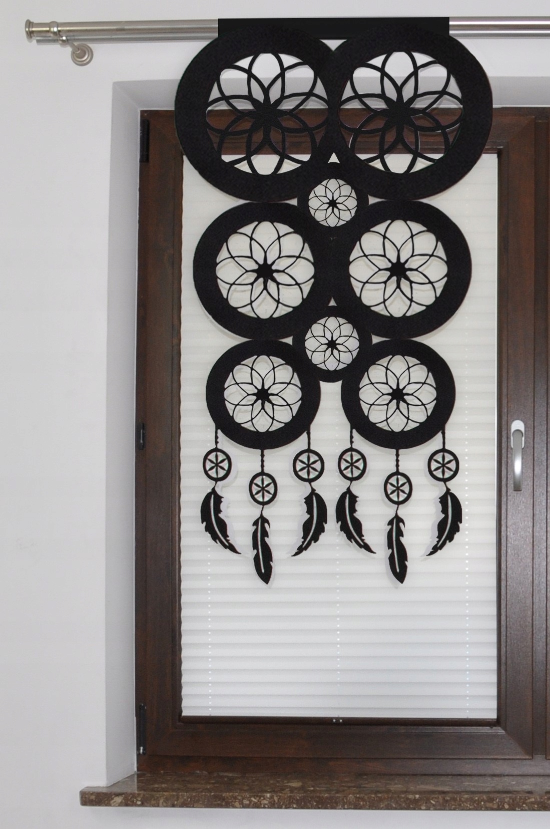 PANEL ZAWIESZKA ŁAPACZ SNÓW DEKOR OZDOBA 70/130 Materiał poliester