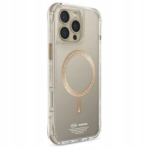 Skinarma pouzdro pro Saido iPhone 16 Pro 6.3 Magnetic Charging champagne/champa