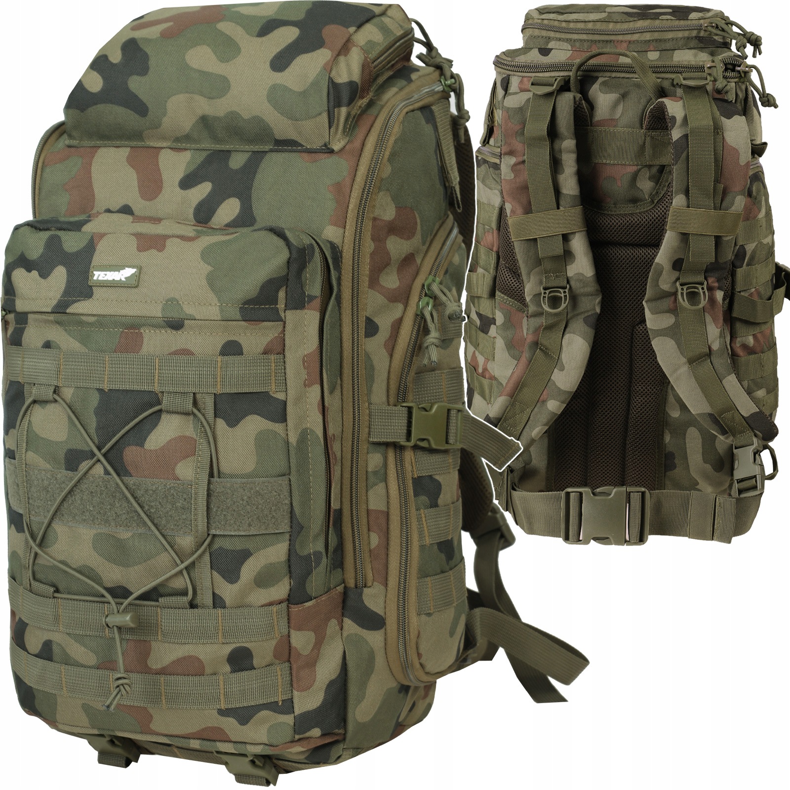 Plecak Wojskowy Texar 57L Aldus Taktyczny Molle/pals wz. 93 Pl Camo