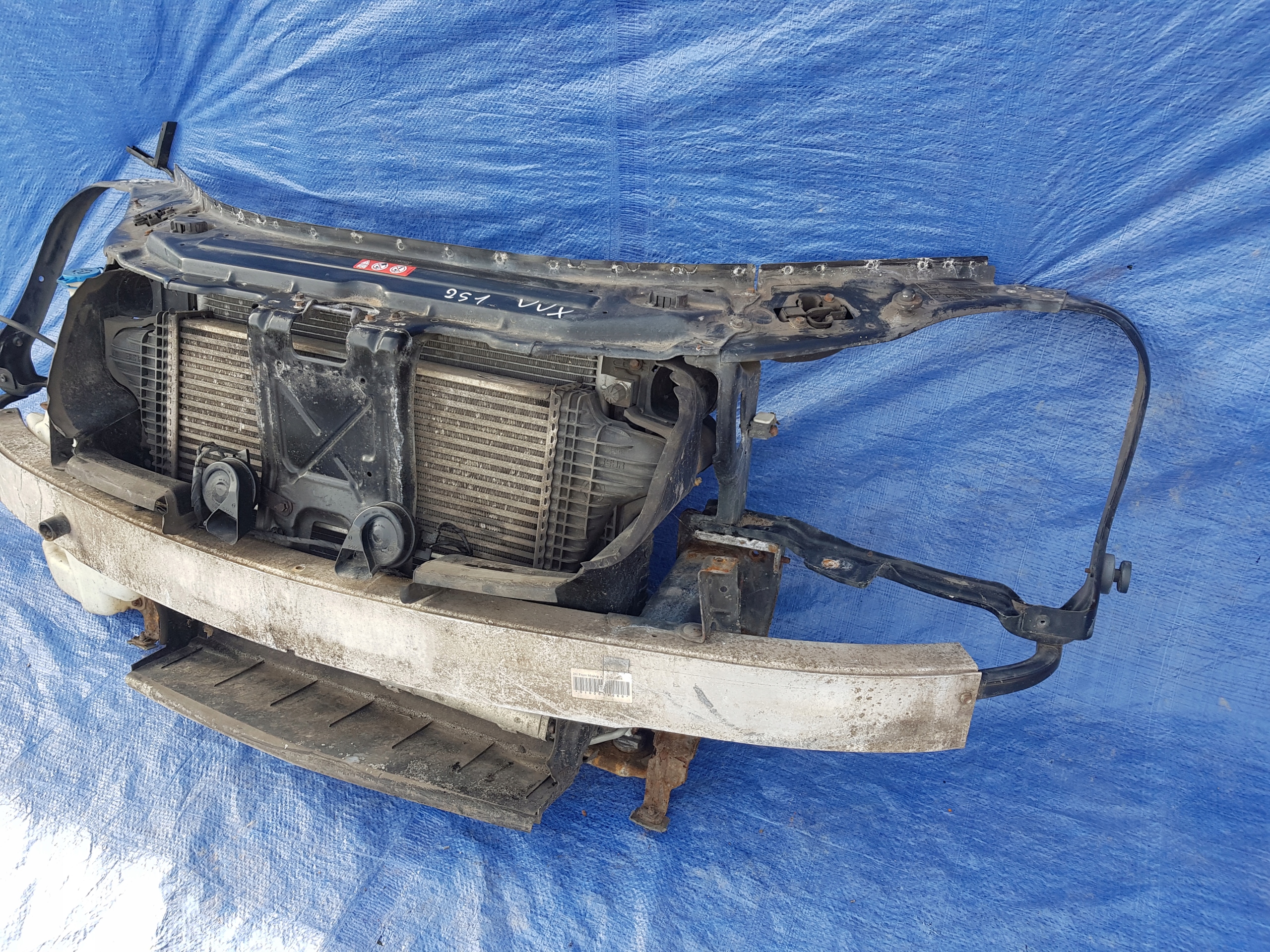 support panel for radiators radiator MERCEDES W251 3.0 3.2 CDI