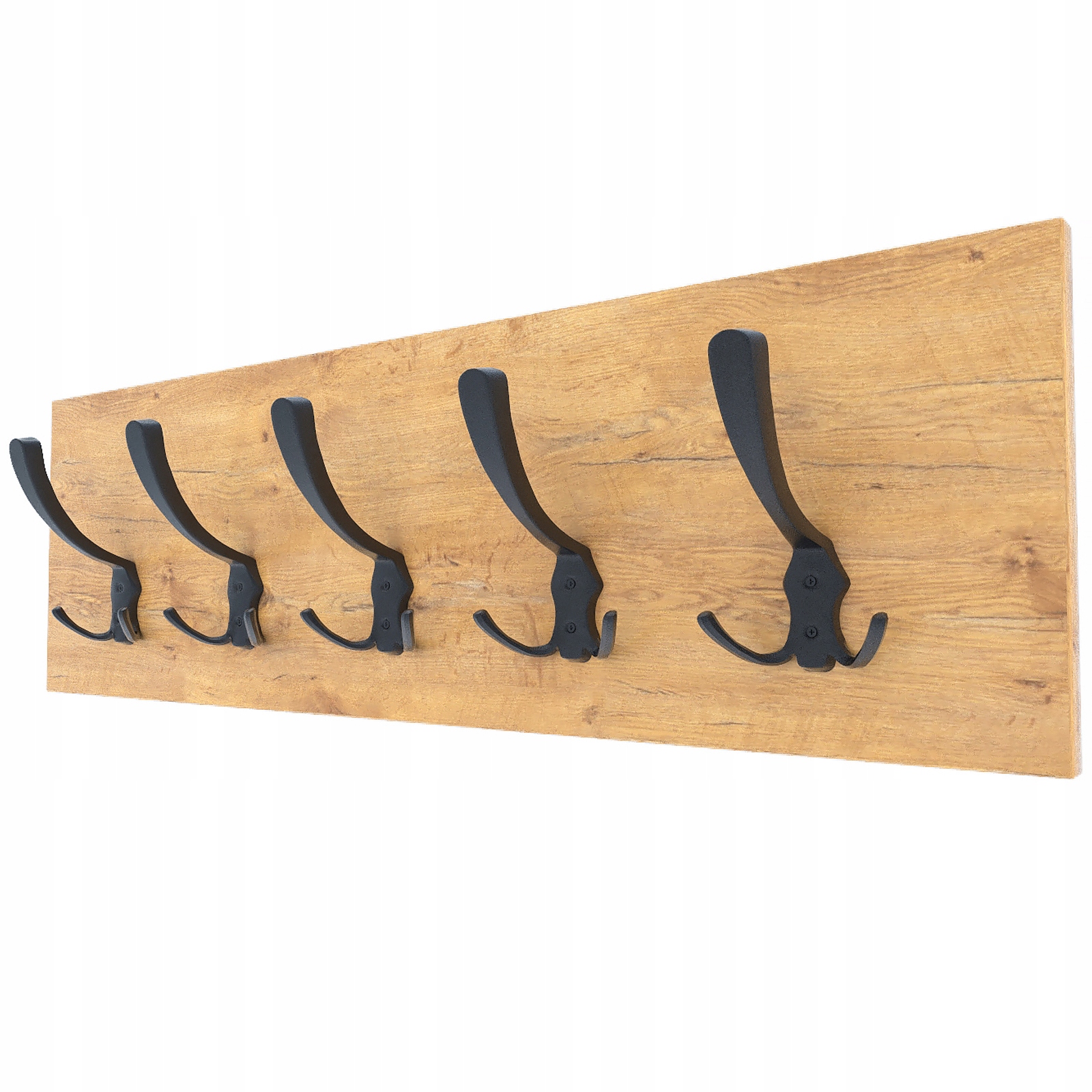 

Wieszak Na Ubrania Ścienny Panel 5 Haków Lancelot