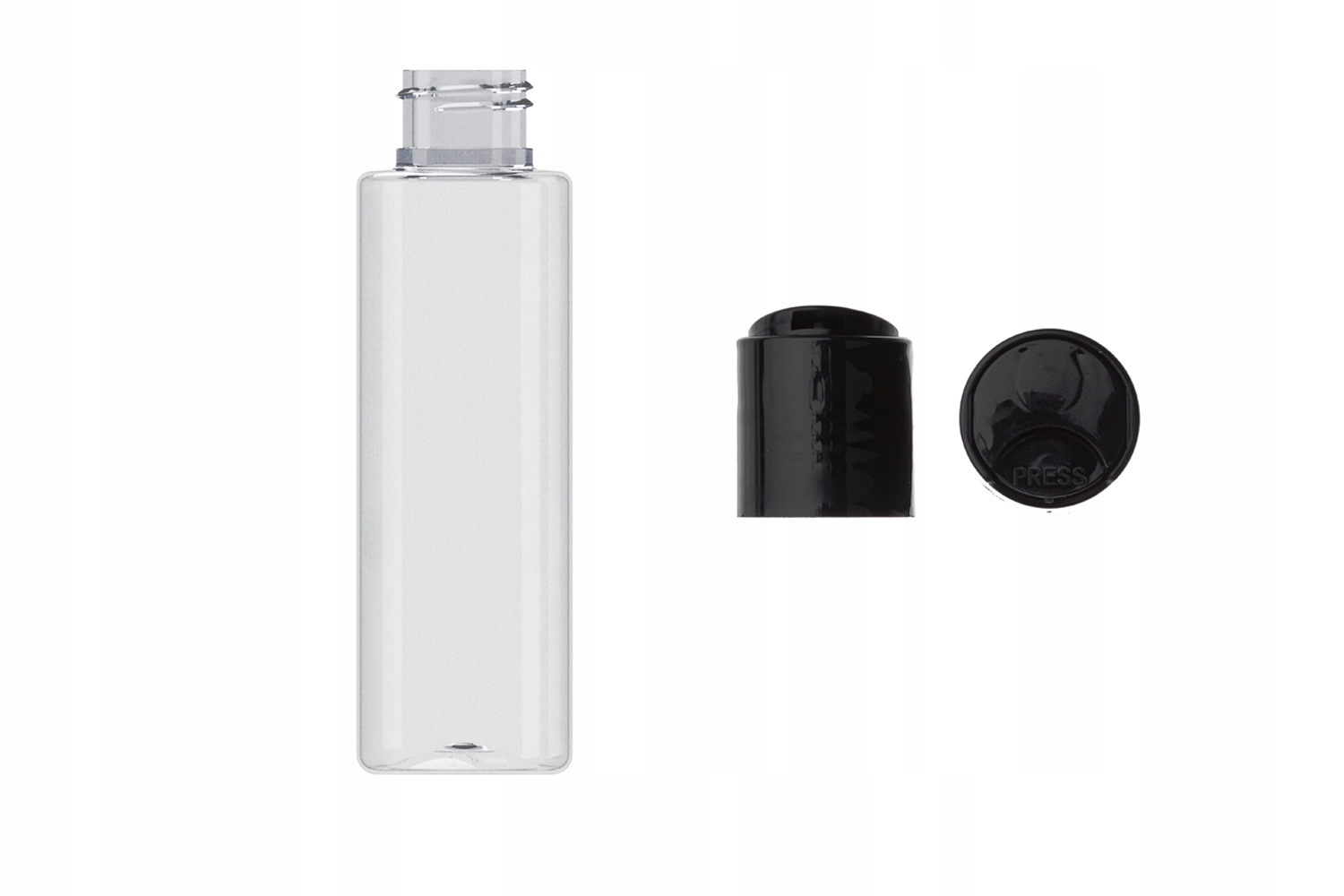 

Butelka plastikowa Pet 100 ml z nakrętką Disc Top