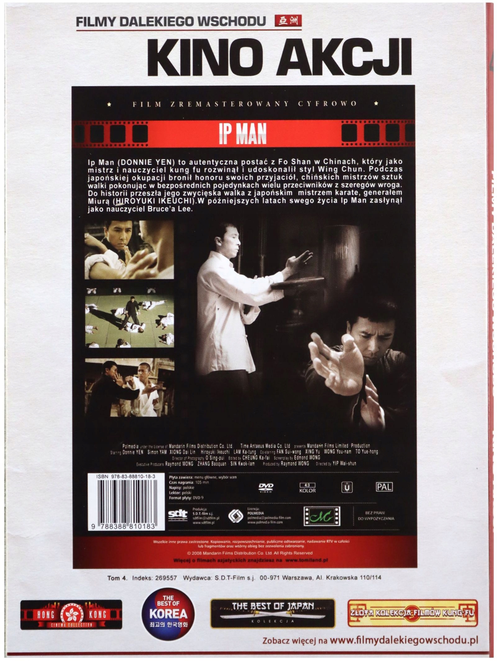 IP MAN (BOOKLET) (DVD) Gatunek sensacyjne