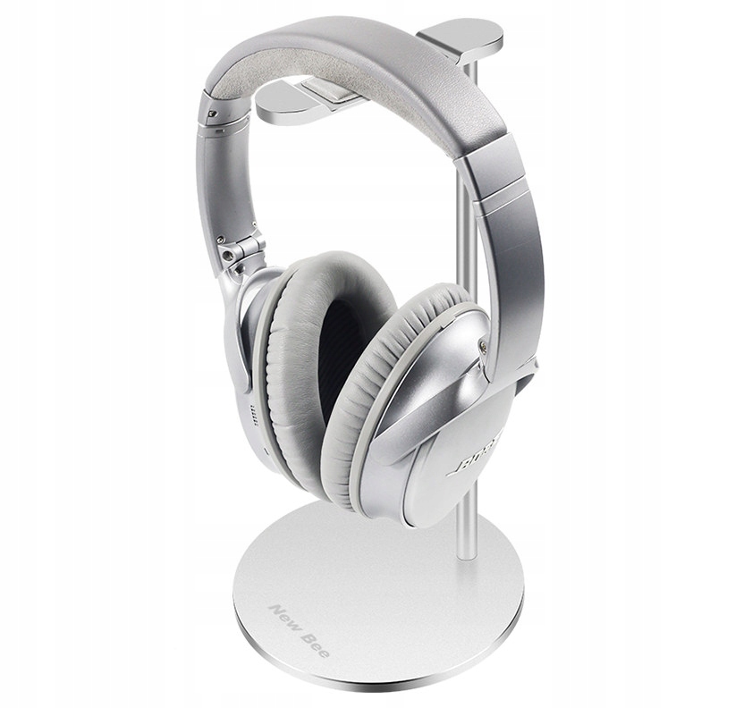 NEW BEE STAND STOJAK NA SŁUCHAWKI ALUMINIUM SILVER