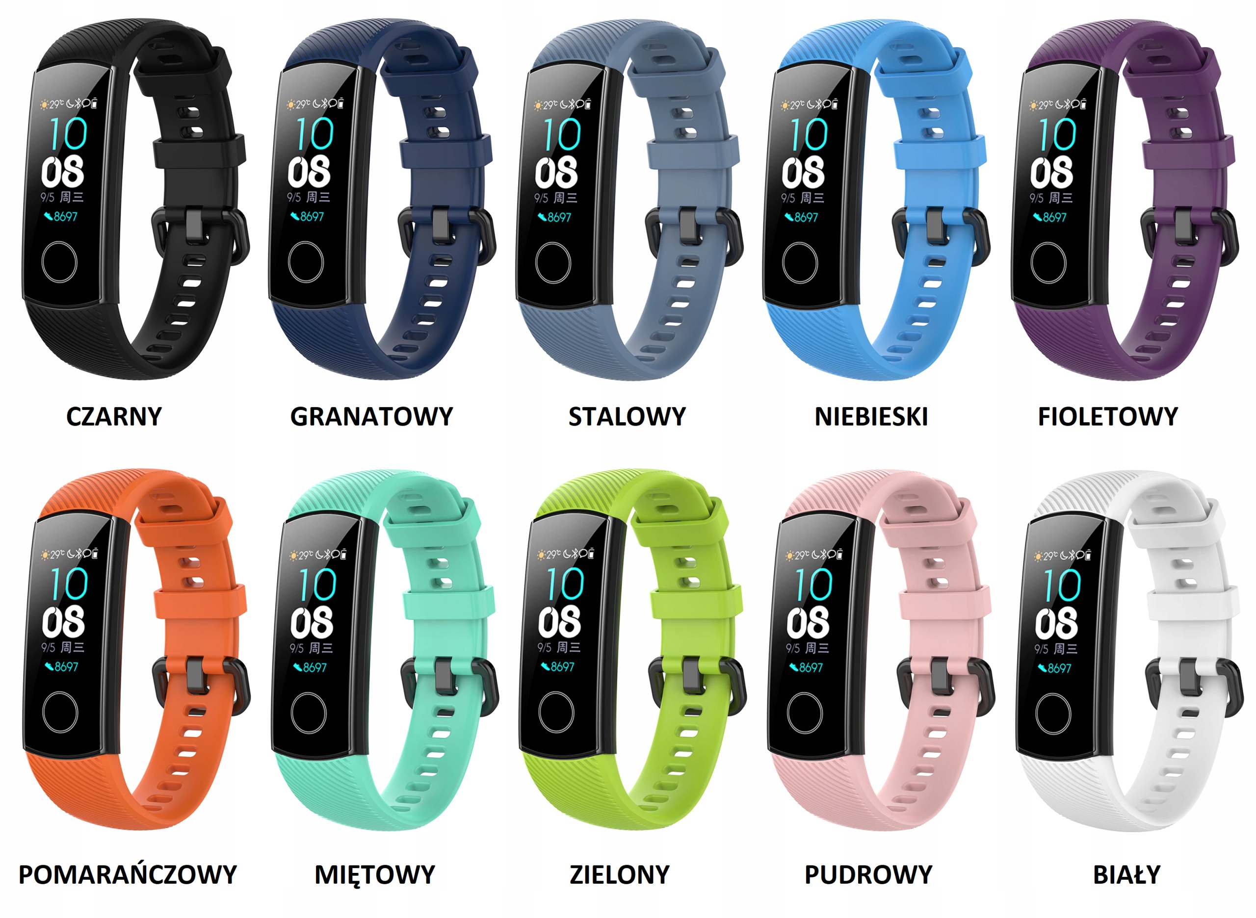 PASEK OPASKA DO HONOR BAND 4 HONOR BAND 5 KOLORY Producent Top Shop