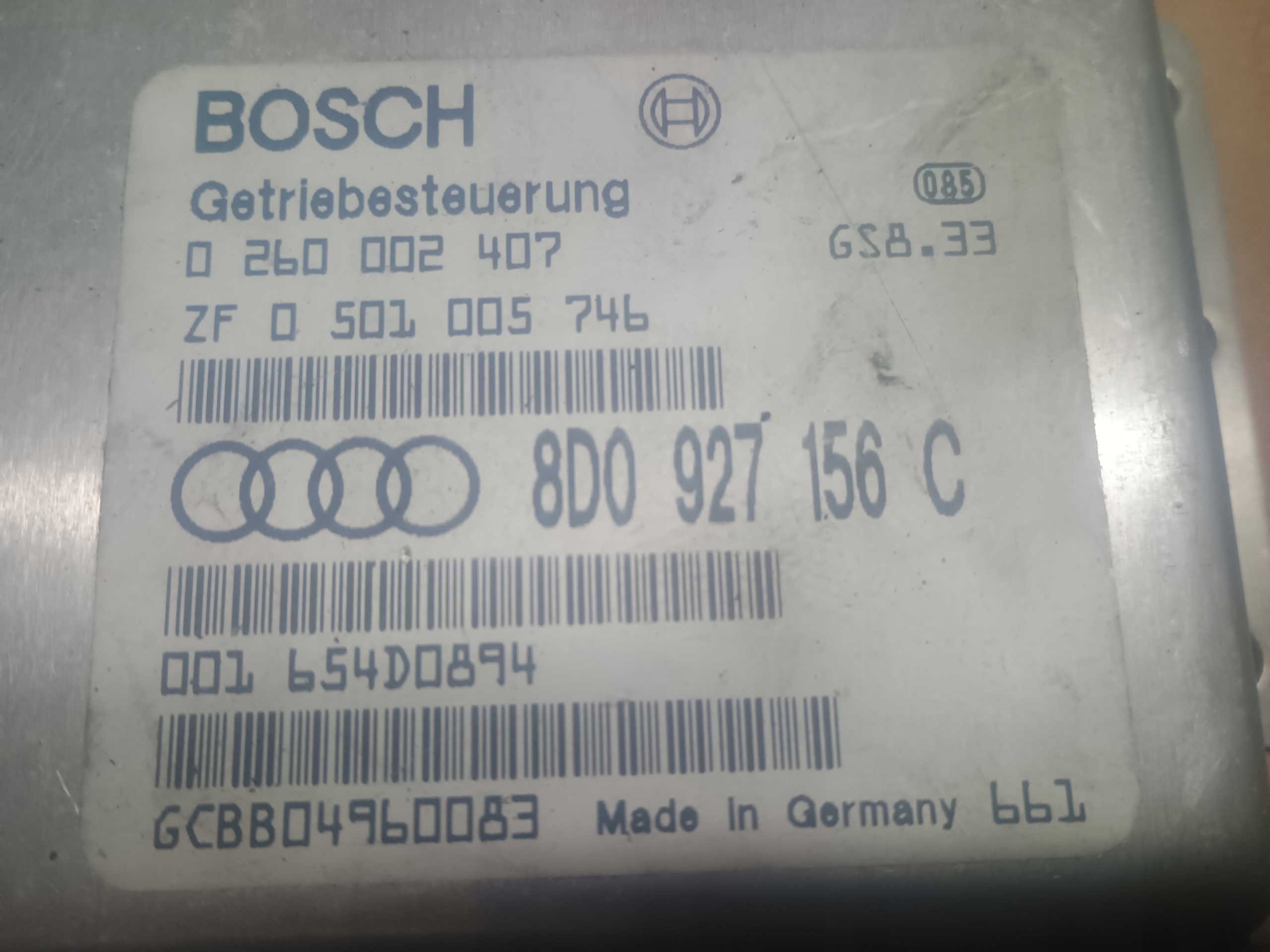Bedienteil SPRZYNI getriebe 8D0927156H VW AUDI