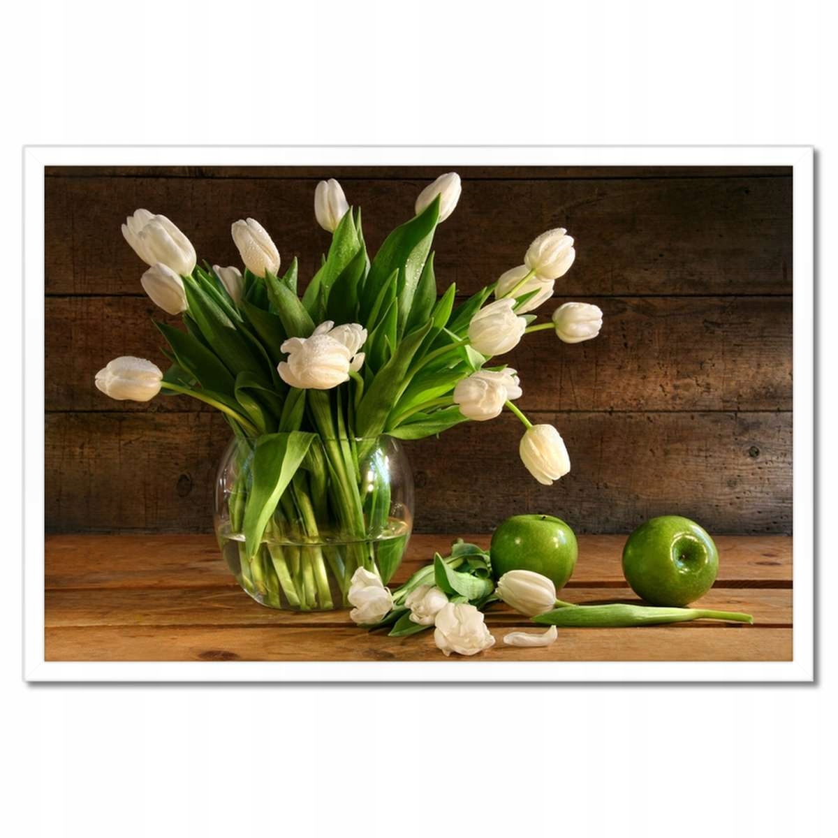 Plakáty v rámu 60x40 Kytice tulipánů Váza