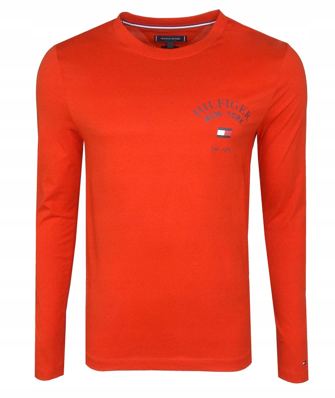 Tommy Hilfiger pánský dlouhý rukáv, červený, M