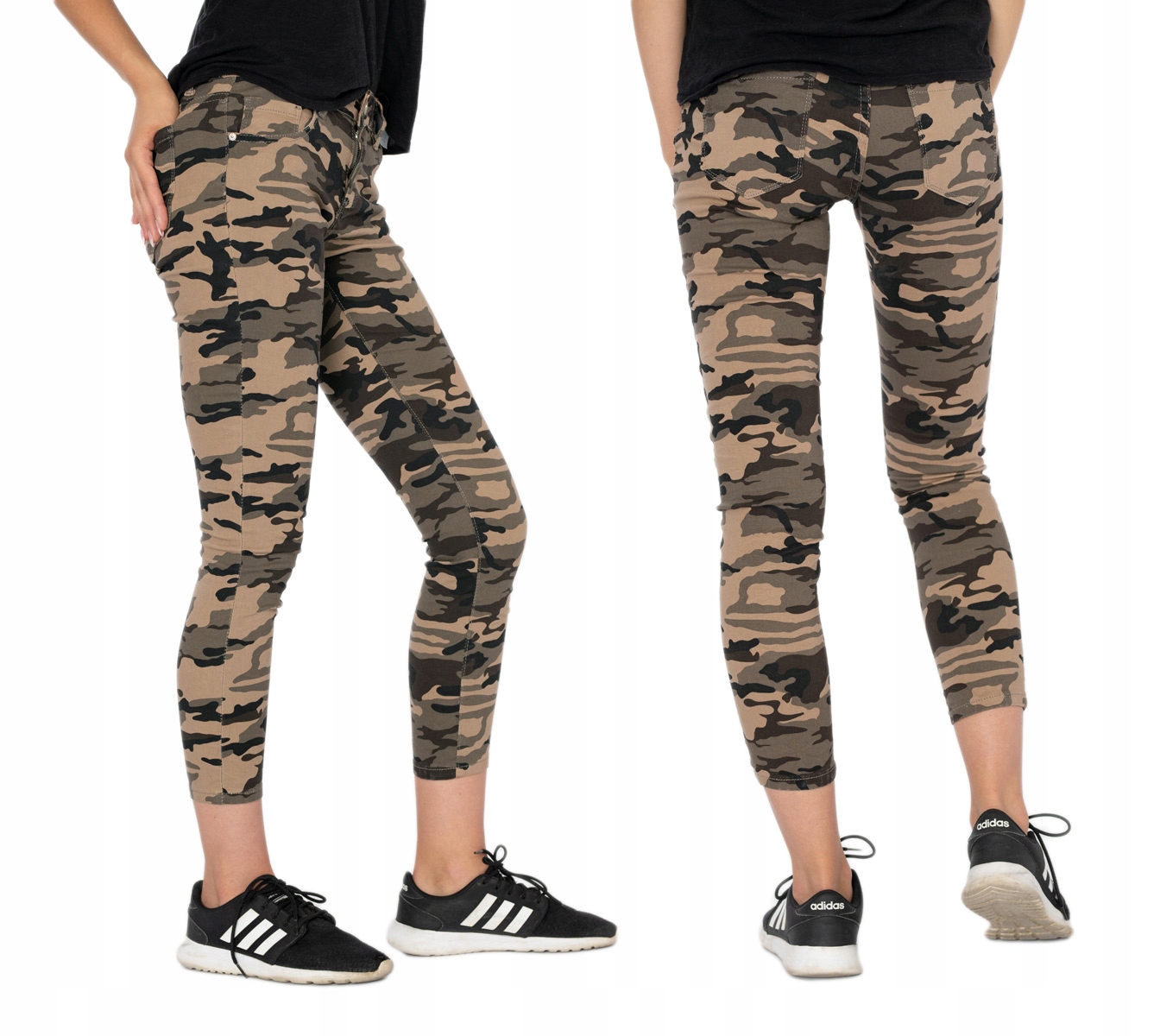 

Spodnie Damskie Rurki Moro 7/8 Army Jeans 16569 Xs