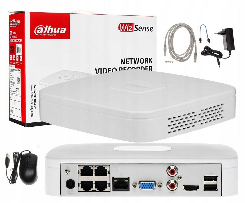 Ip Záznamník Poe NVR2104-P-4KS3 4 Kanály Dahua Do 12MPx Dmss