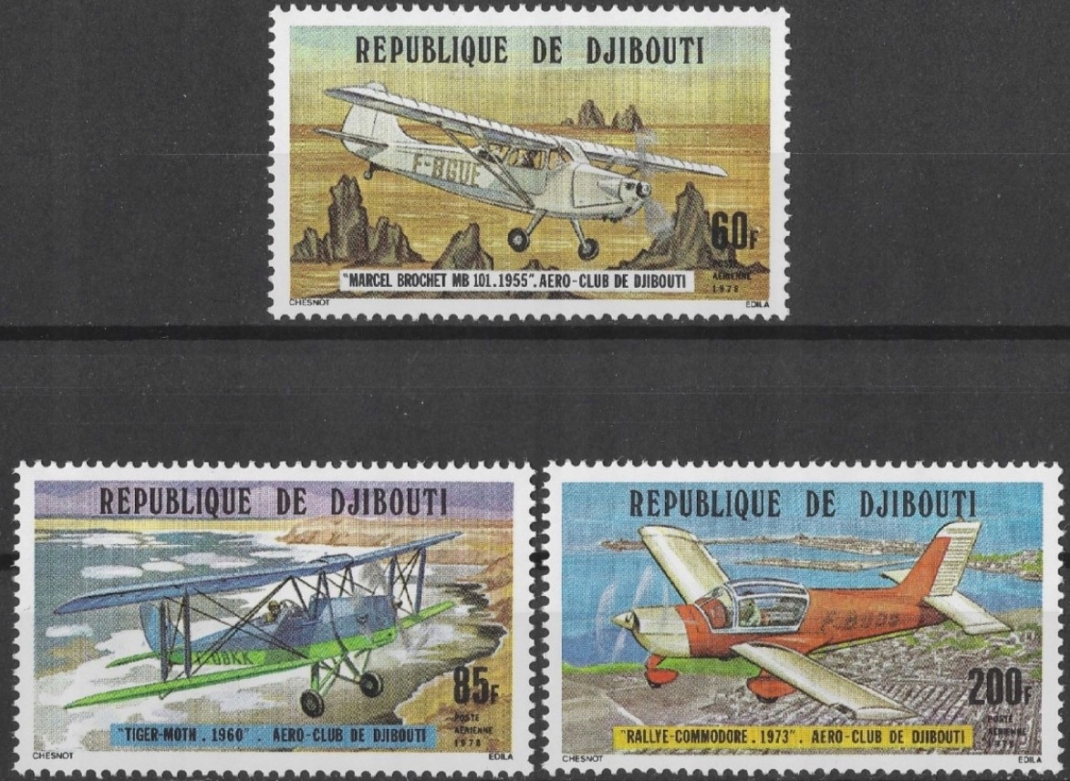 Dżibuti - samolot** (1978) SW 51-53