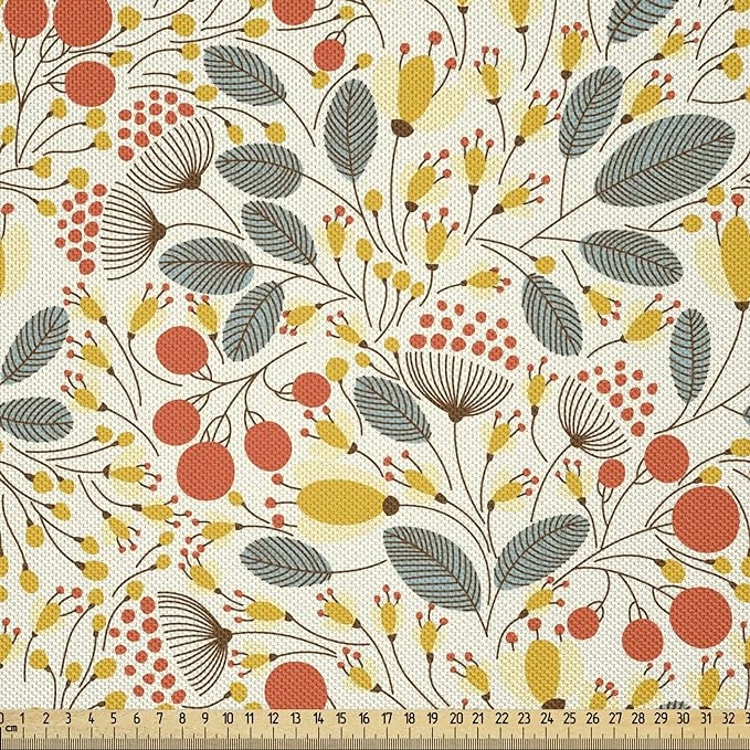 Látka Materiál Na Šití Mikrovlákno Květiny MIX 300x150CM