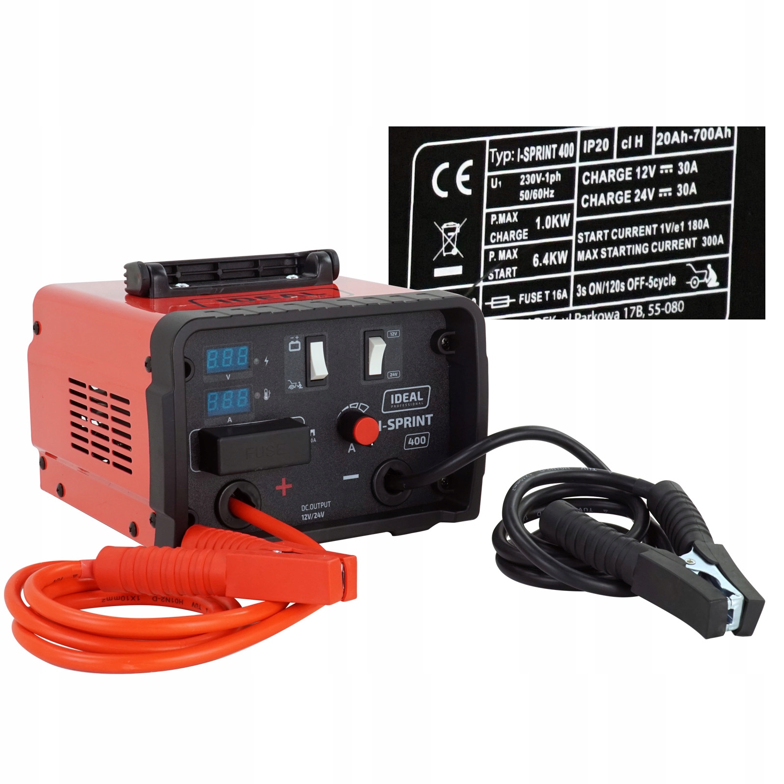 PROSTOWNIK INVER SPRINT 400 START 230V 12-24V