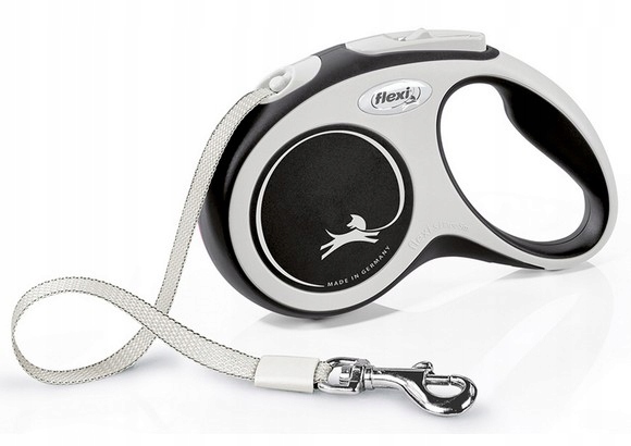 Levně Vodítko s aretací pro psa Flexi New Comfort páska S 5 m černá
