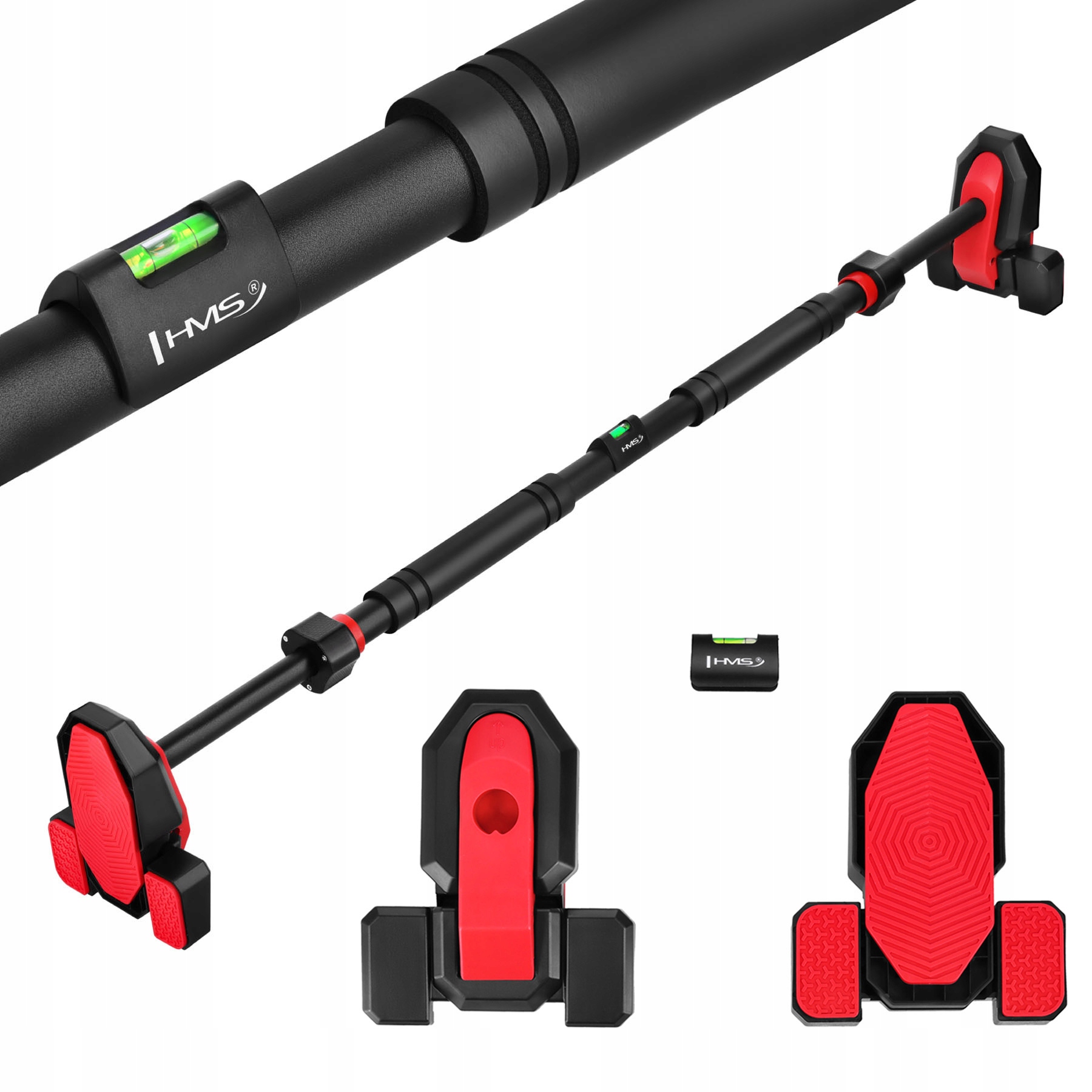 Drążek do podciągania 100-120cm Poziomica DD301 Hms Rozporowy