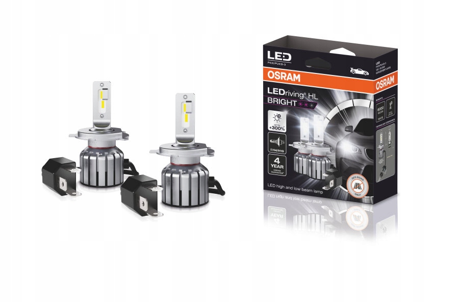 Osram Led žiarovky Hl Bright H4/H19 6000K