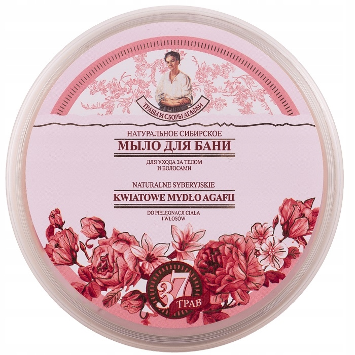 MYDŁO KWIATOWE BABUSZKA AGAFIA do CIAŁA i WŁOSÓW SYBERYJSKIE 500 ml