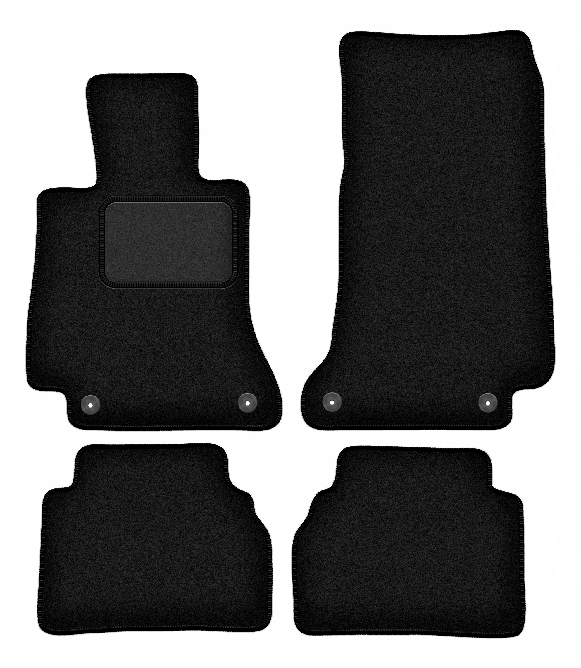 dywaniki welurowe samochodowe do: Mercedes E W213 sedan, kombi, liftback, c