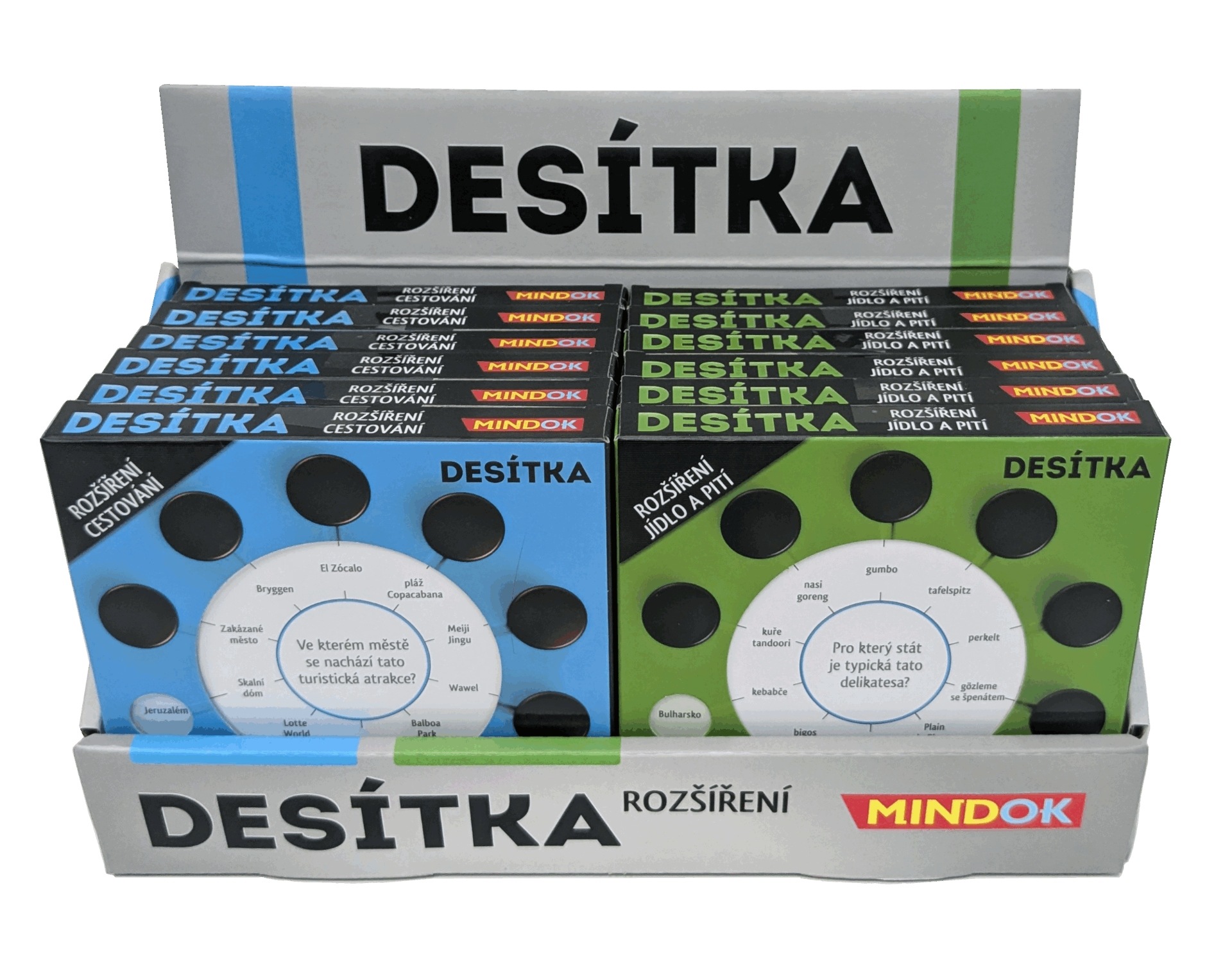 Mindok Desítka: rozšíření MIX (display 2 x 6 ks) Jídlo a pití, cestování,