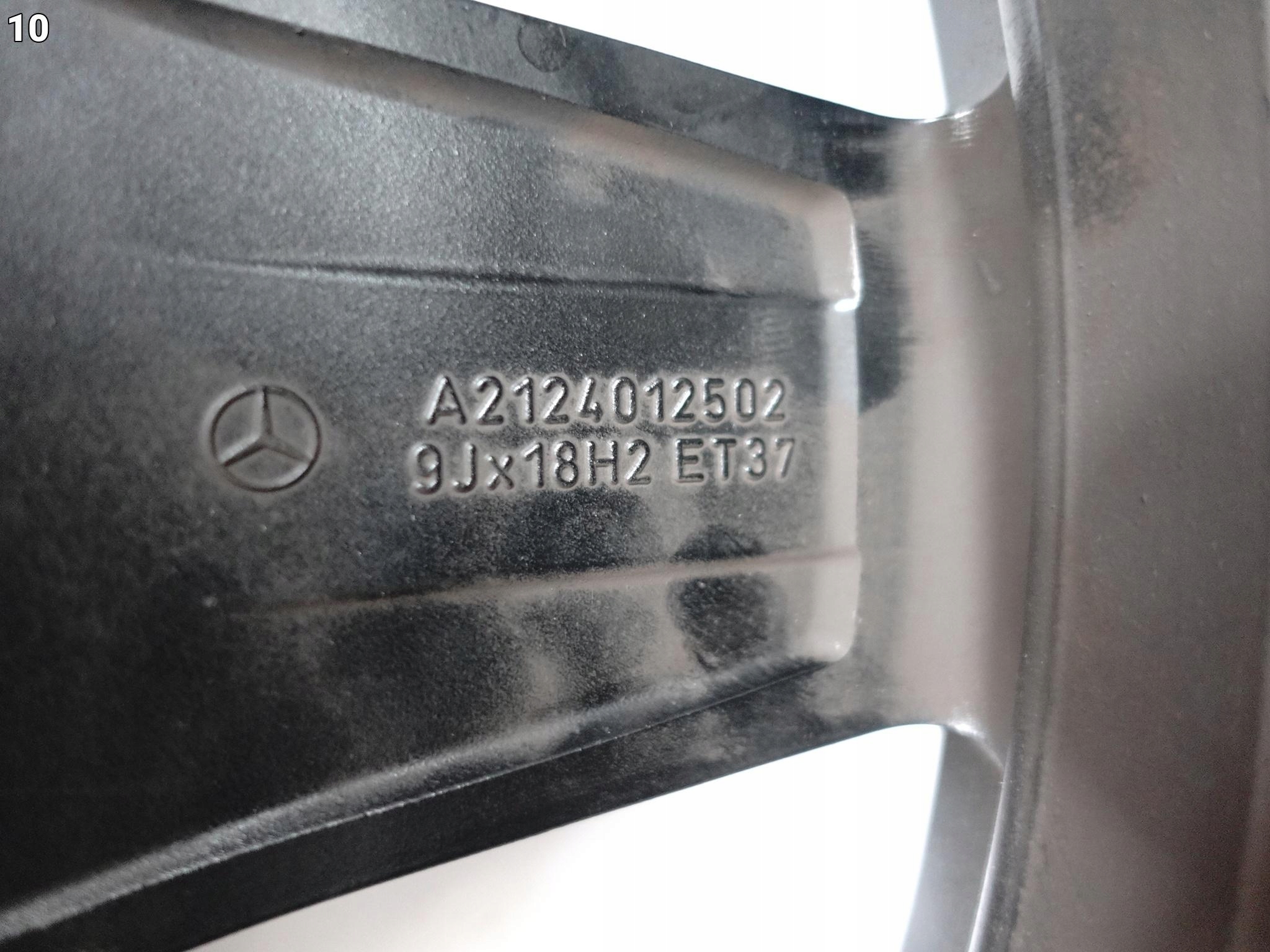 MERCEDES E-class W212 S212 63 AMG E63 disc 9x18 ET37 5x112
