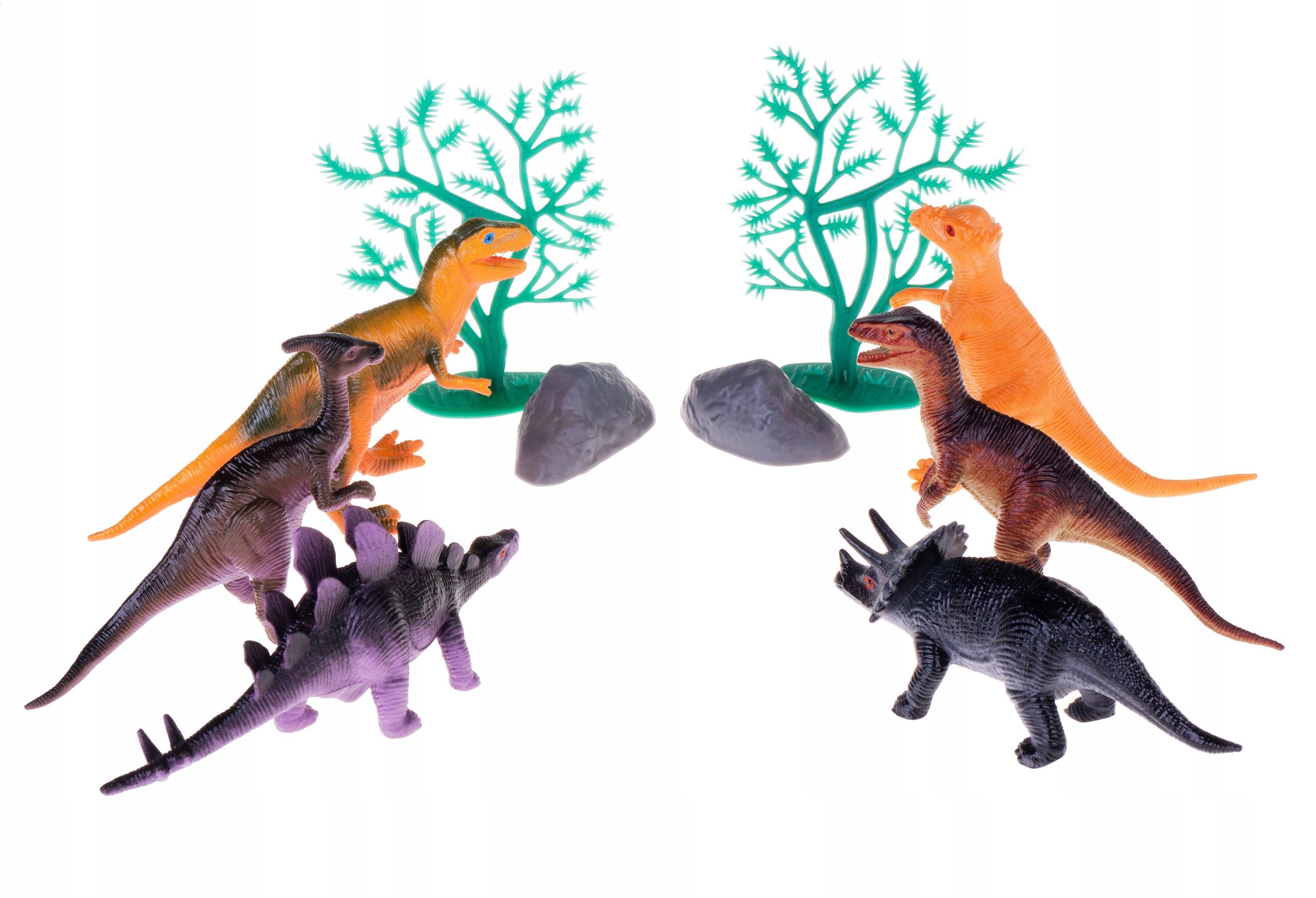 

Zestaw Dinozaurów 6 Szt Figurki + 4 xAKCESORIA NR1