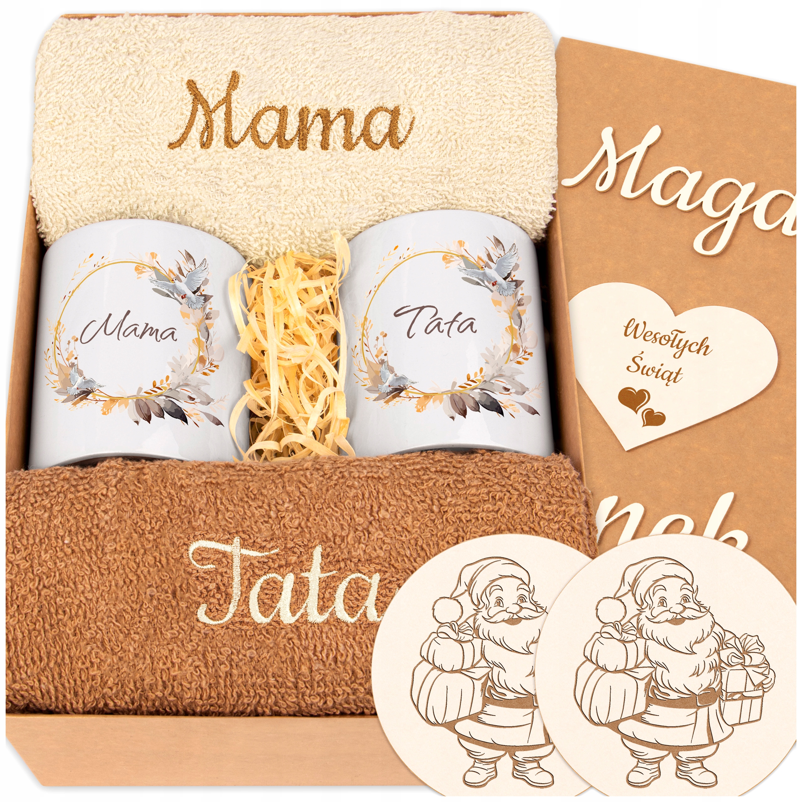 Dárek pro rodiče k svátku Mikuláše pro maminku a tatínka jména SWX1