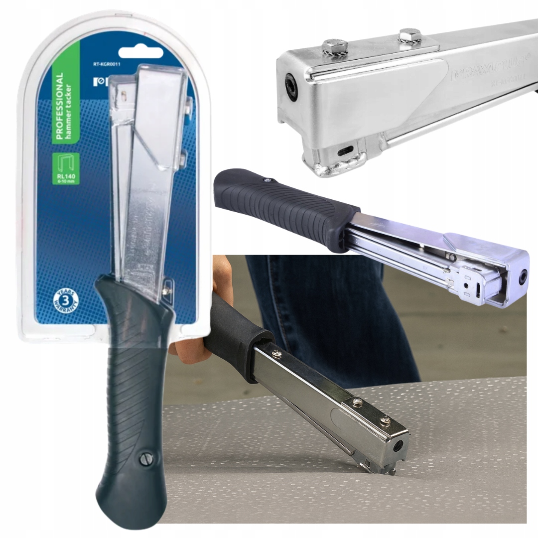 Rawlplug Profesjonalny Zszywacz Młotkowy RL140 Zszywki 6-10MM RT-KGR0011
