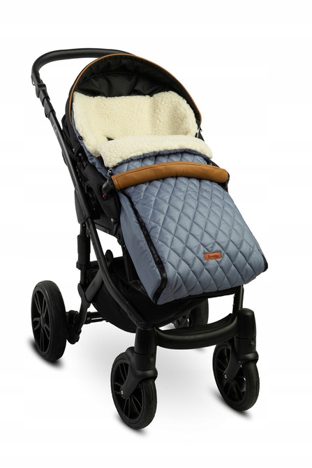 ŚPIWOREK PIKOWANY WEŁNA - GRAPHITE DO WÓZKA Kod producenta SILLO-8290