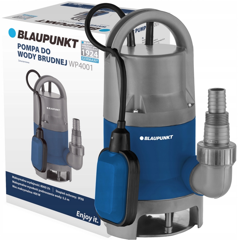 

Pompa Do Wody Brudnej Szamba Blaupunkt 8000l/h