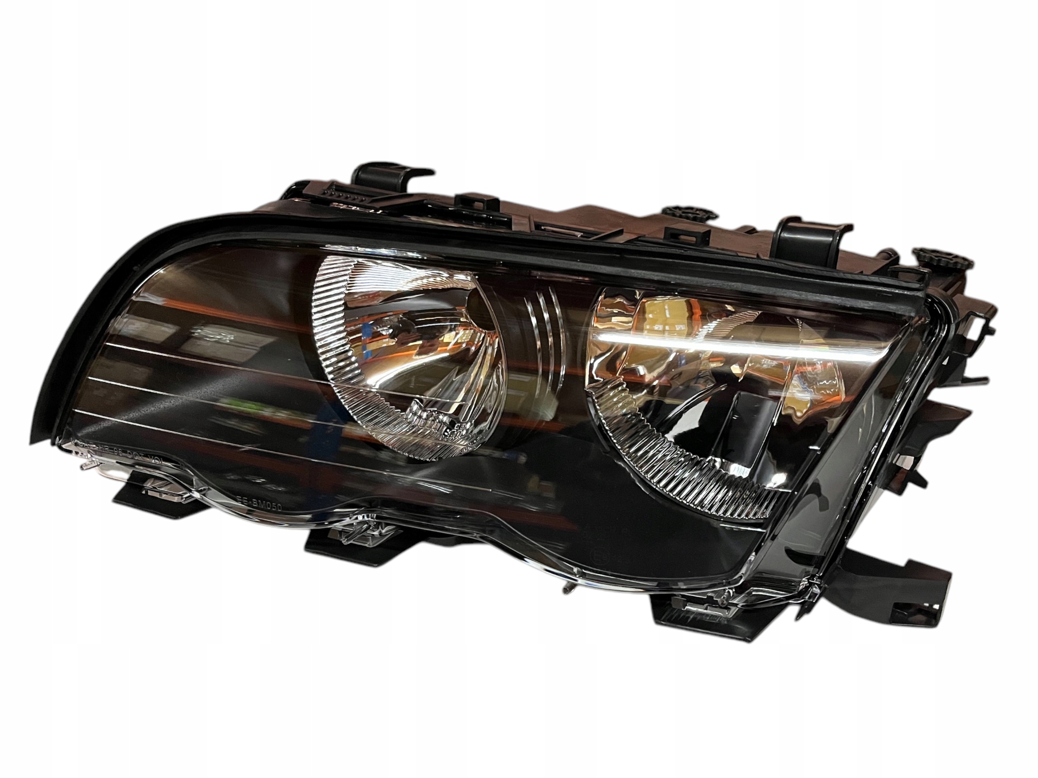 Přední světlo Bmw 3 E46 1998-2001 s motorem Black Sdn Kombi Levé