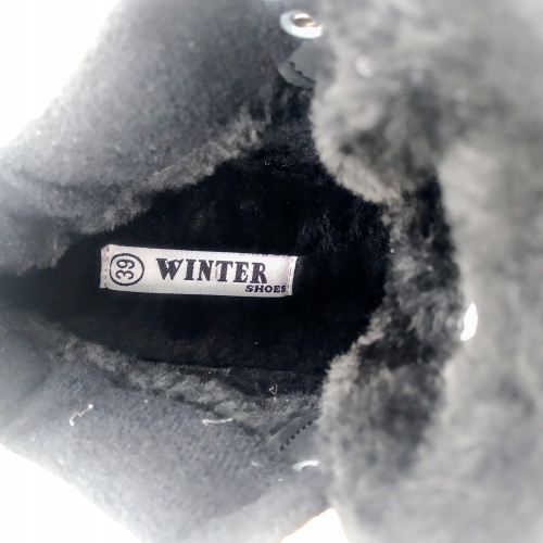 BUTY ZIMOWE MĘSKIE SPORTOWE OCIEPLONE Materiał zewnętrzny skóra ekologiczna