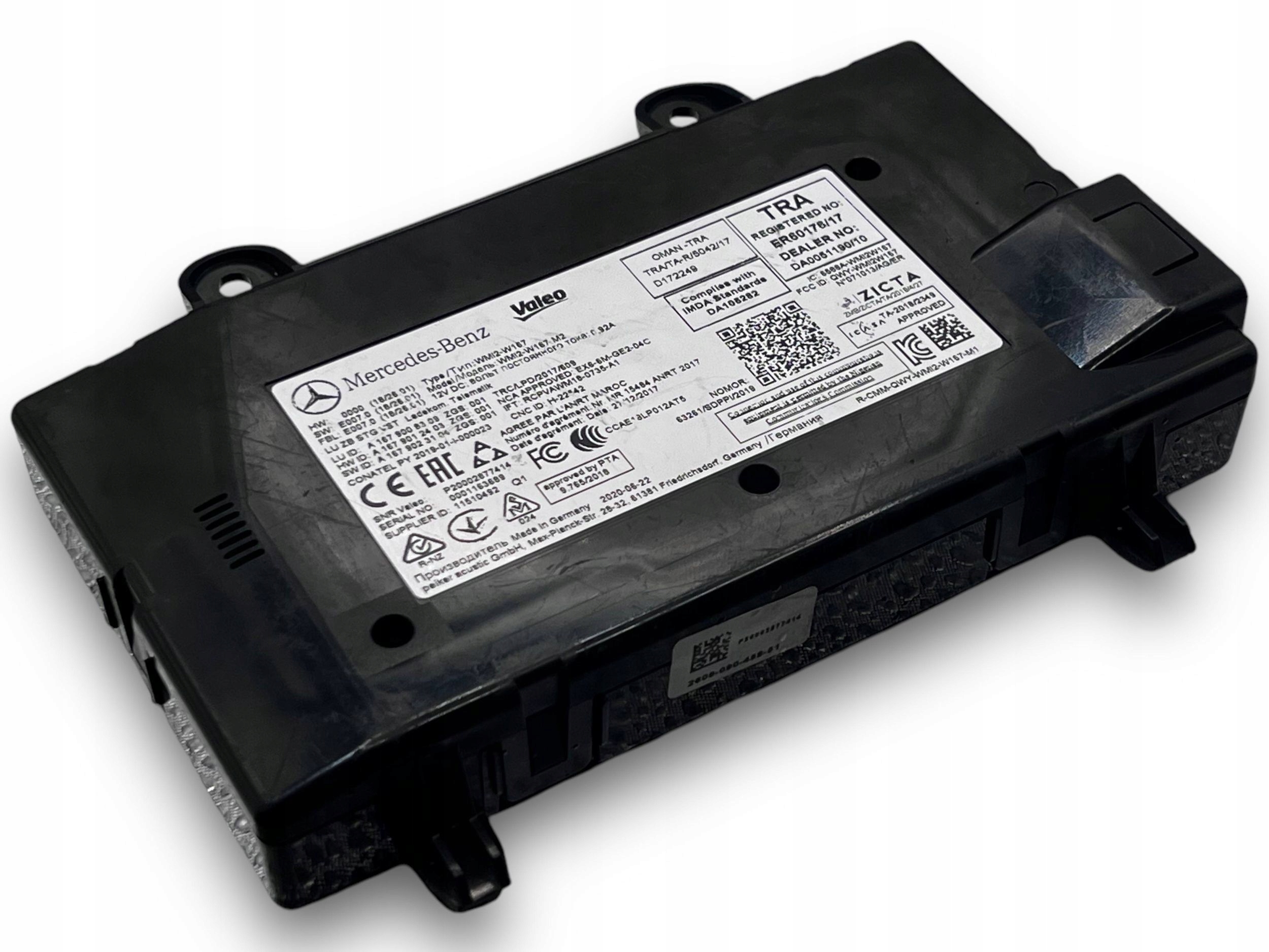 MERCEDES W167 control unit VALEO A1679008309 $J
