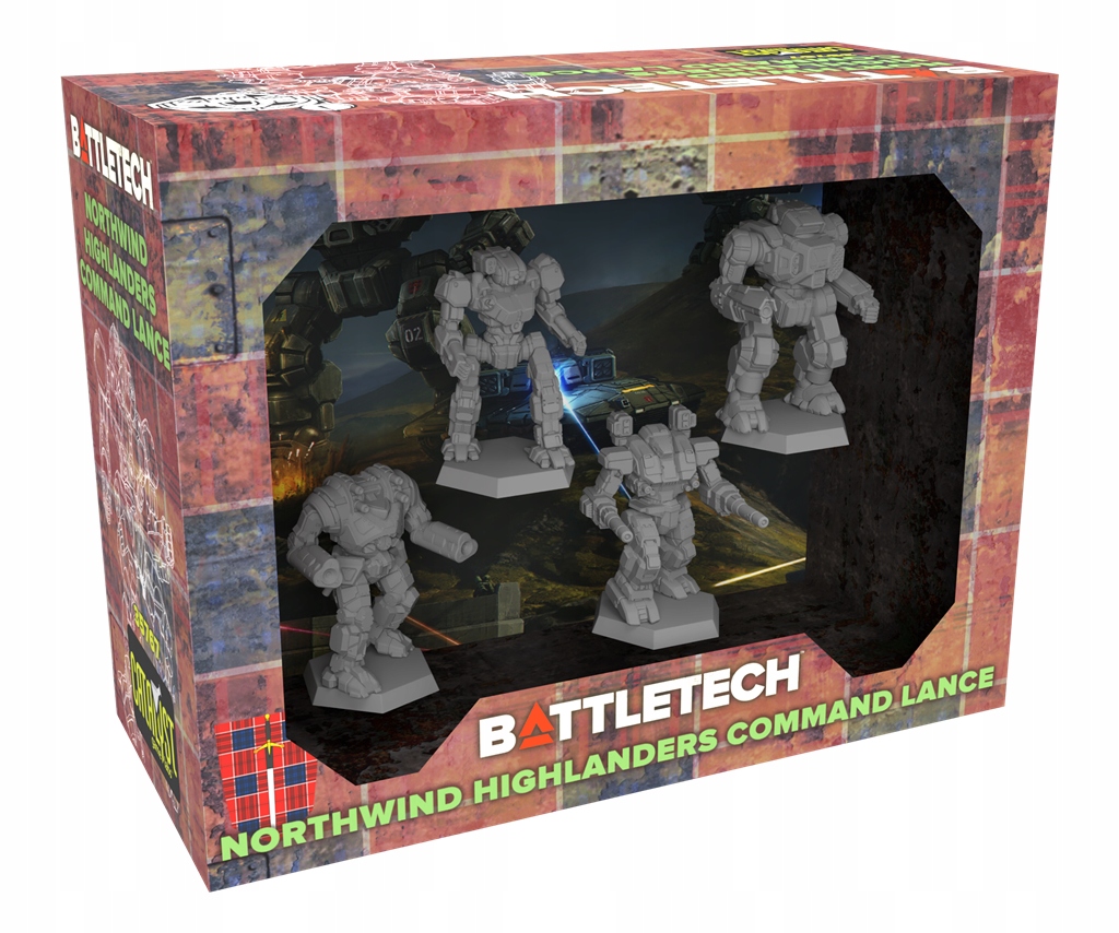 BattleTech Northwind Highlanders Command Lance wersja Eng New
