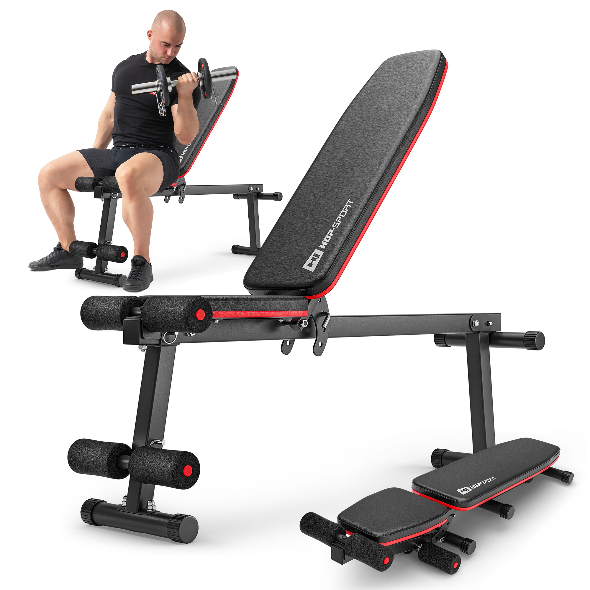 

ławka treningowa skośna regulowana składana 220kg