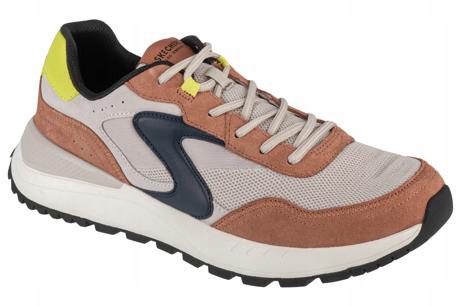 Skechers Fury Fury Lace Low (45) Tenisky Pánské boty Síťovina Pomerančová