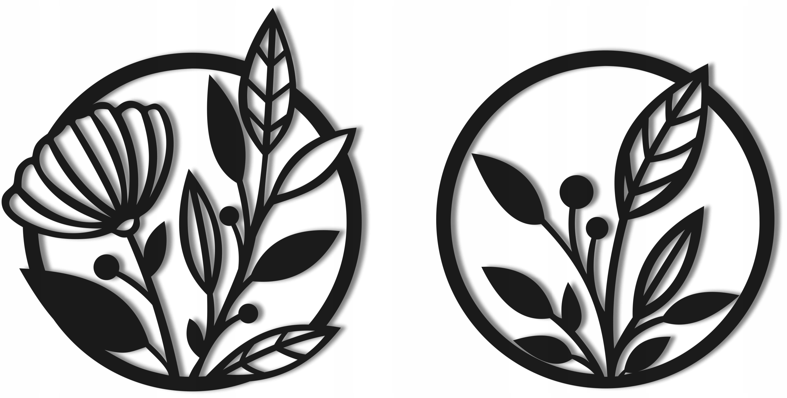 Nástenná dekorácia Kvety 50x100 cm sada panelov