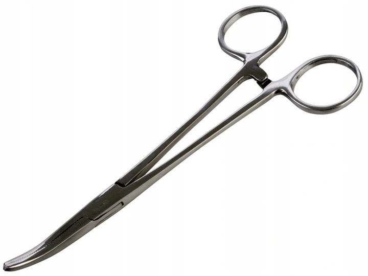 Uniwersalne kleszcze nierdzewne Mistrall 23cm zakrzywione