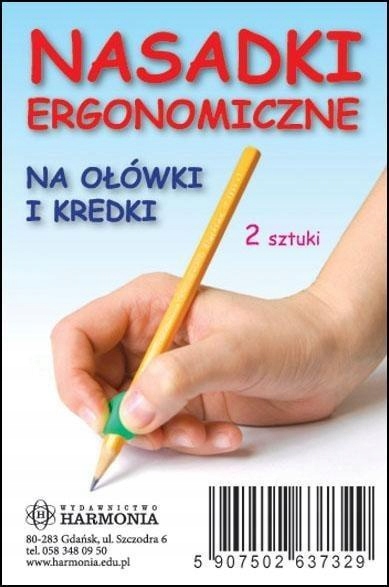 NASADKI ERGONOMICZNE NA OŁÓWEK I KREDKI (2 SZT.)