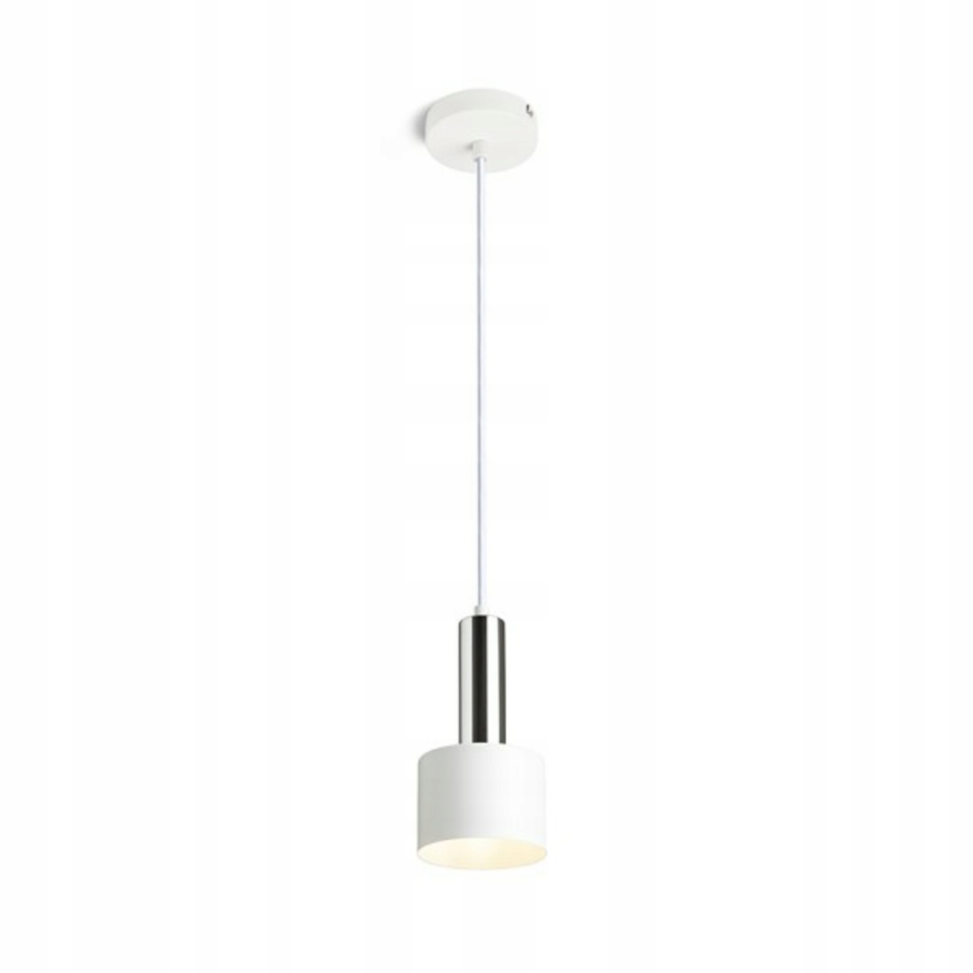 Závesné svietidlo Rendl Giulia 12 biela/chróm E27 max. 40W 1200mm