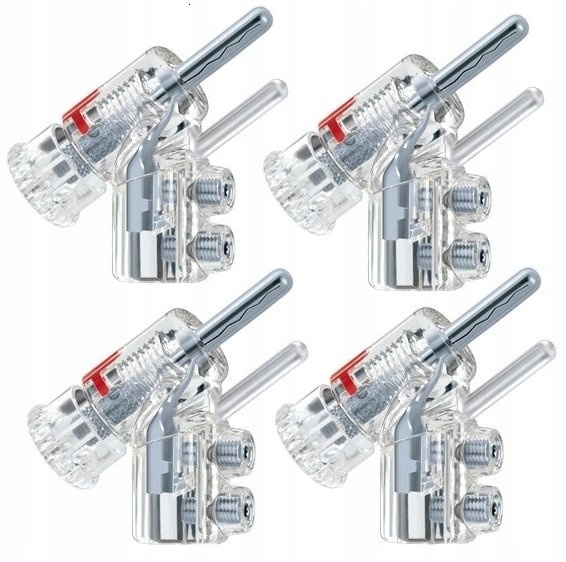 

Wtyki Bananowe Srebrne WBT-0610 Ag Nextgen 4SZT.
