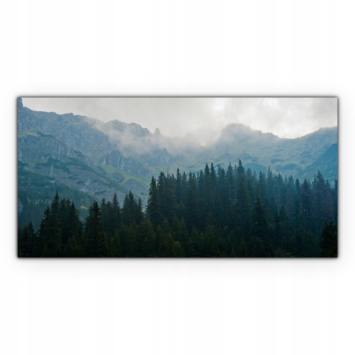 

Obraz na płótnie do salonu 100x50 Mgła Góry Natura