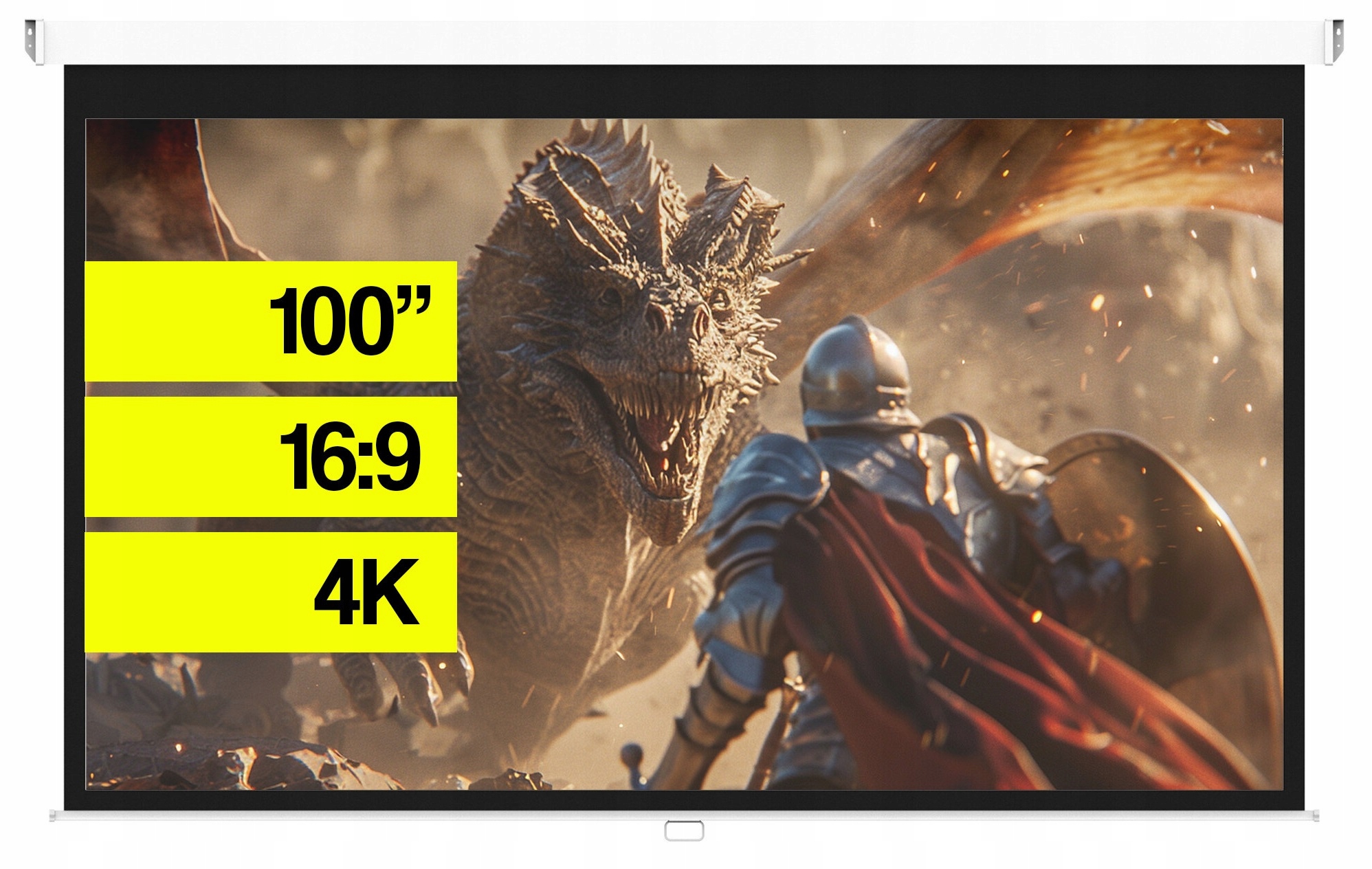 Ekran projekcyjny Hisense PM100H 16:9 221.4 x 184