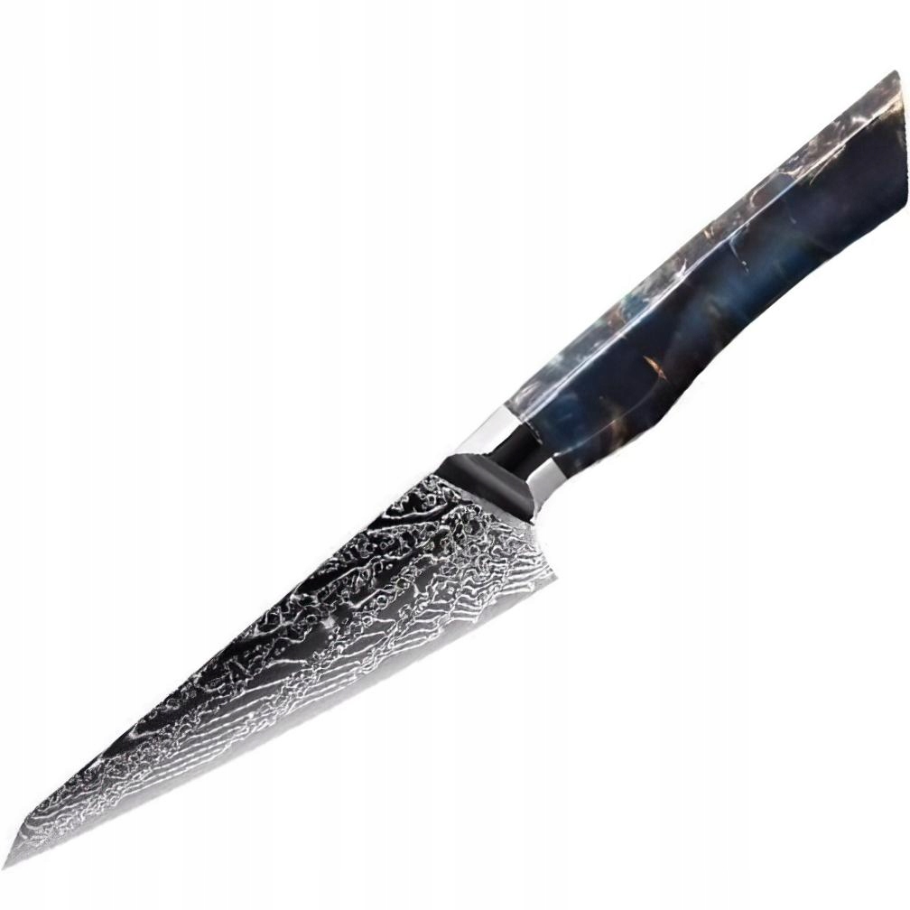 Damaškový kuchynský nôž Seiryuu Utility/Modrá KP-37601