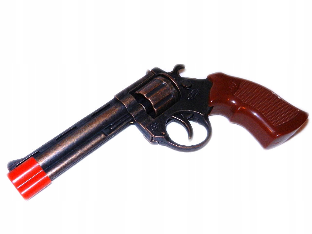 pistolet METALOWY REWOLWER na kapiszony obr. BĘBEN metal Marka inna